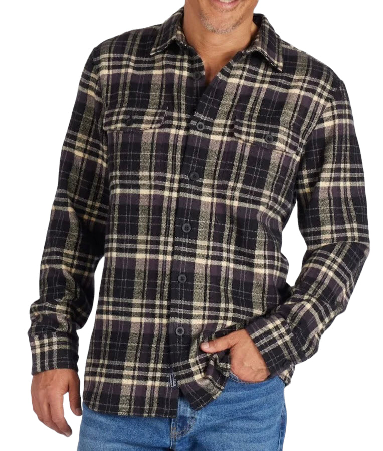 HERRINGBONE HERITAGE FLANNEL - L.E. & Chalk