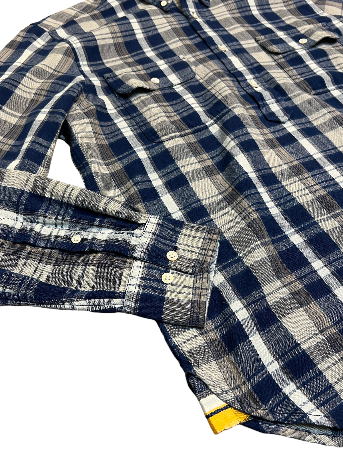 POPOVER BUTTON DOWN COLLAR SHIRT - L.E. & Chalk