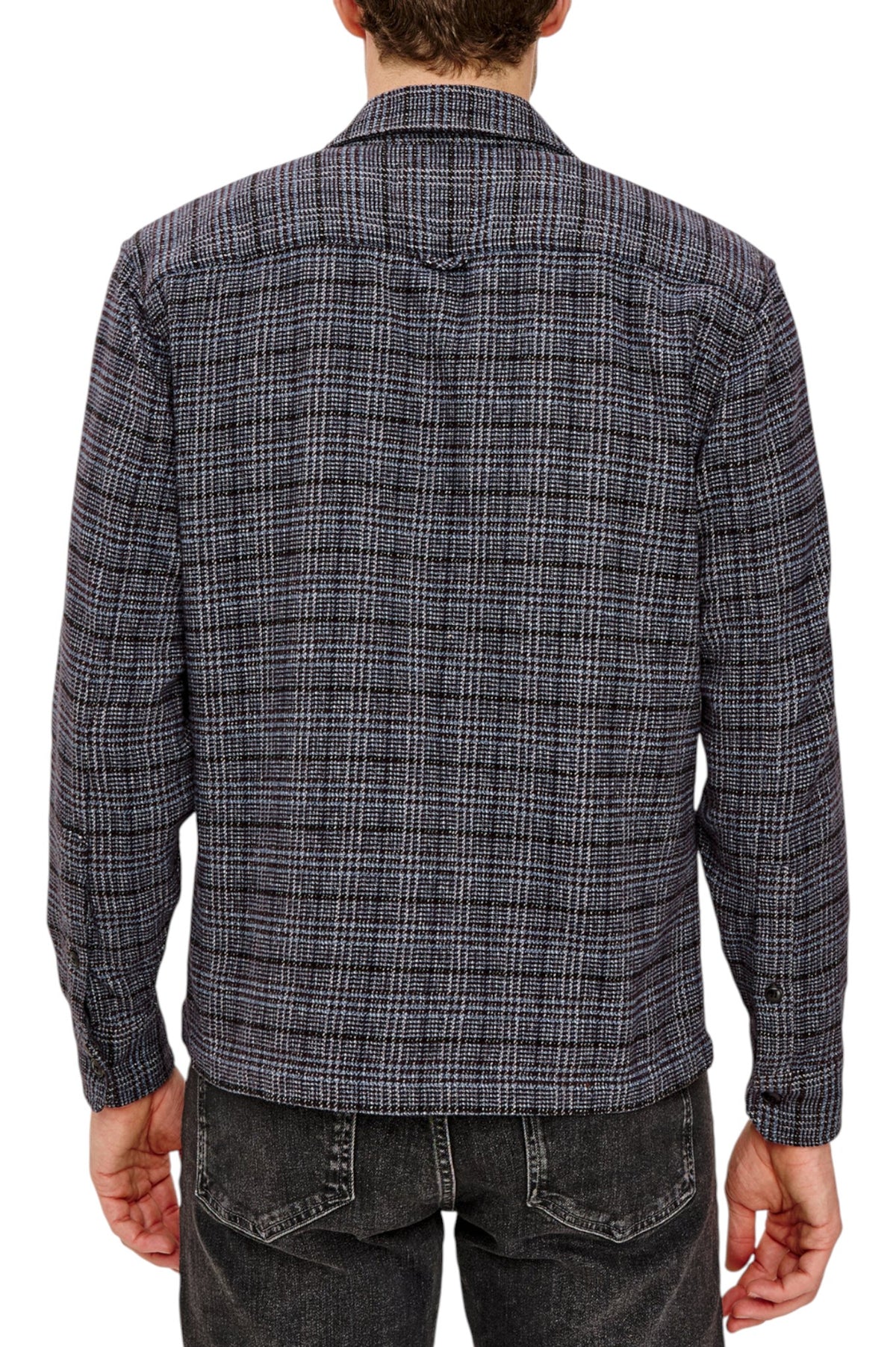 STELLAN SHIRT JACKET - L.E. & Chalk