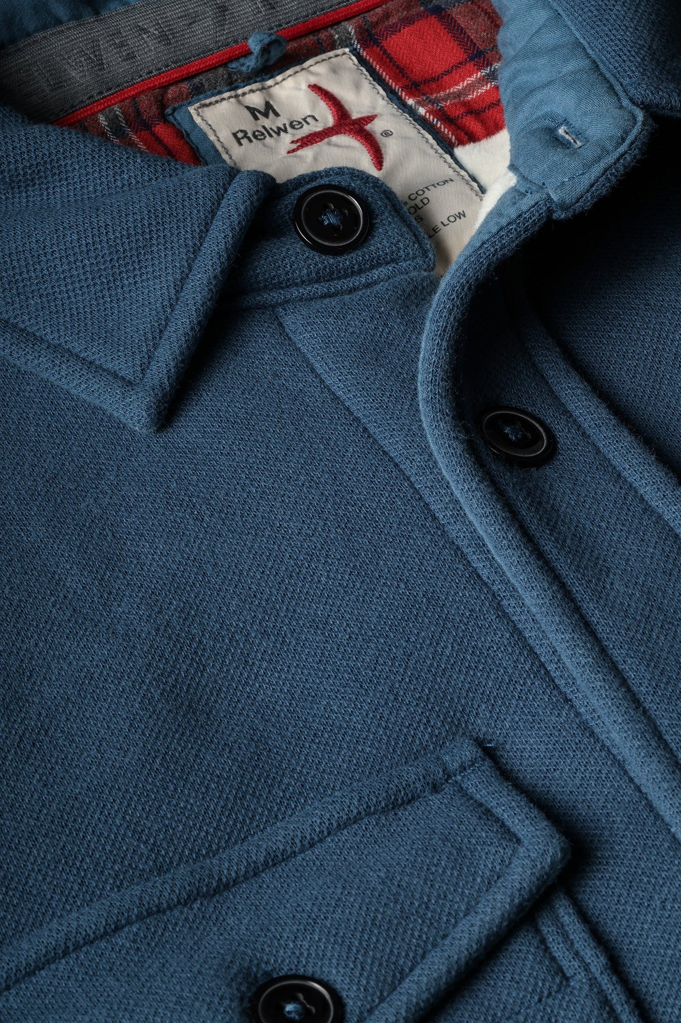 PIQUE FLEECE WORKSHIRT