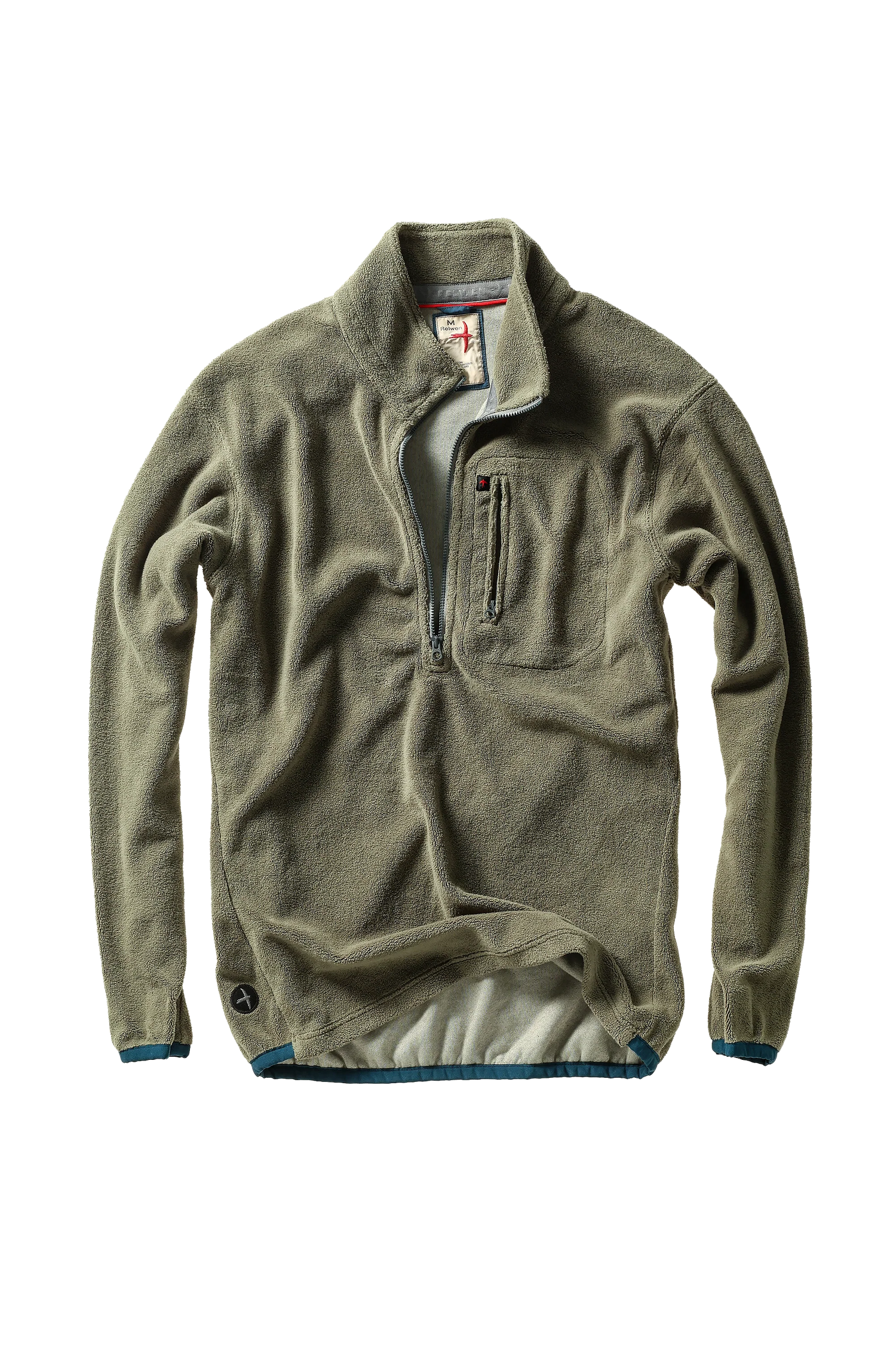 SHEARED FLEECE HALF-ZIP
