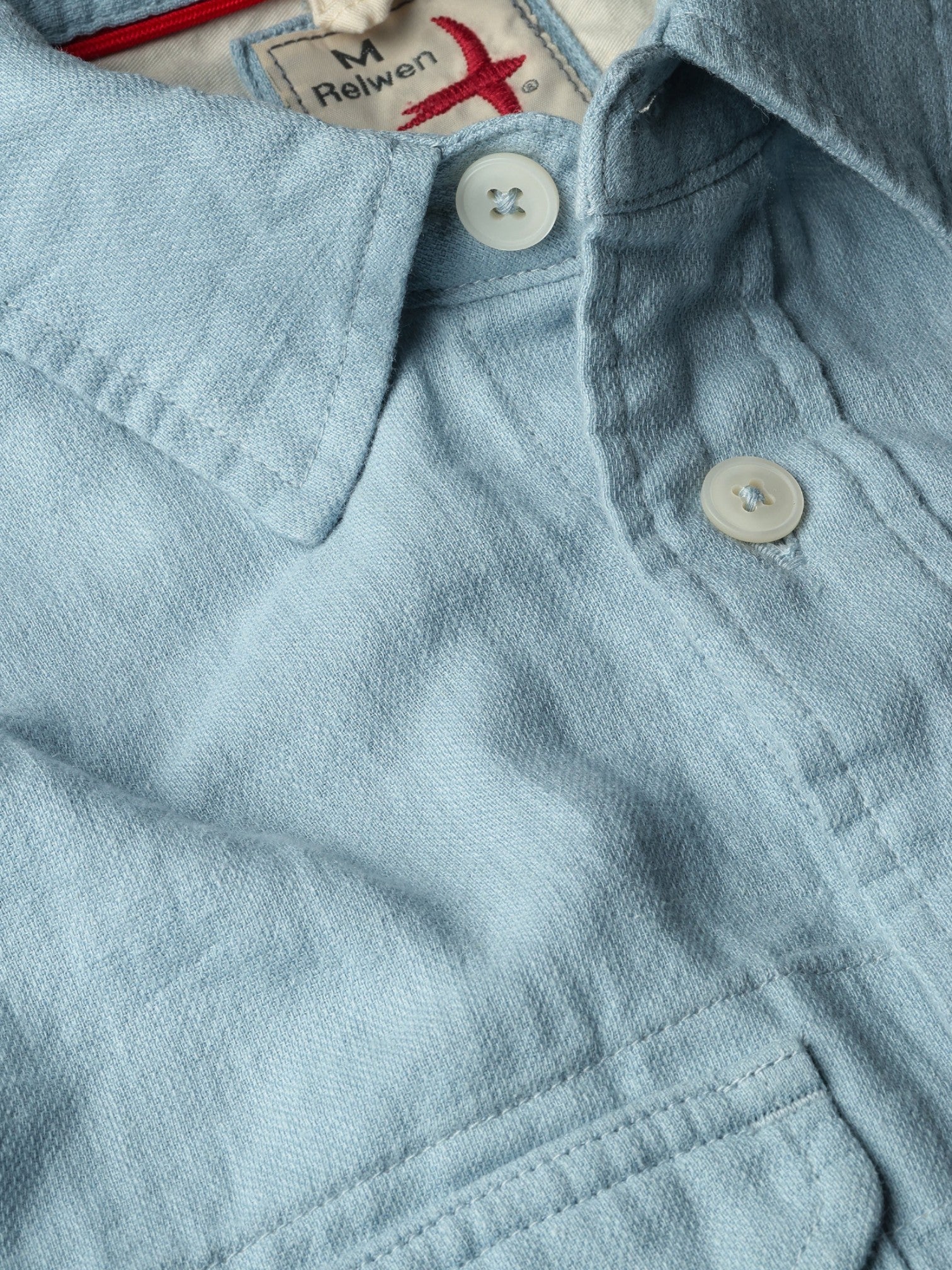SLUB LINEN WORKSHIRT