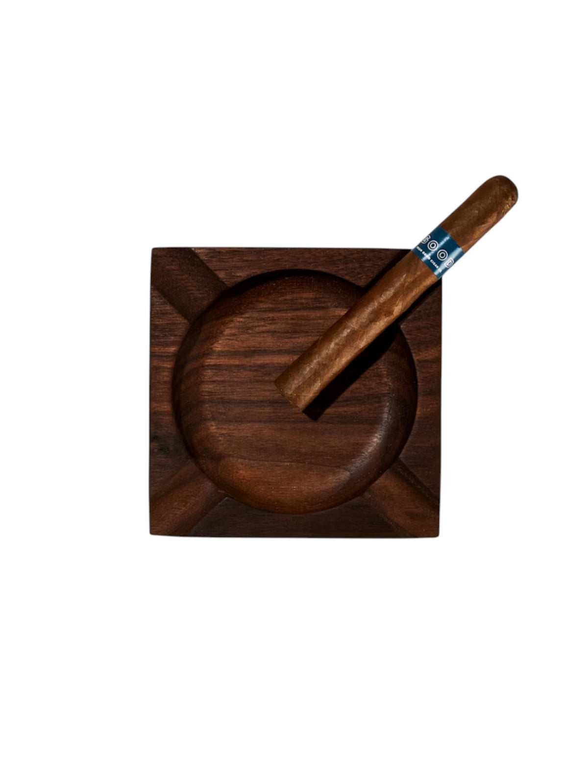 WALNUT CIGAR TRAY - L.E. & Chalk