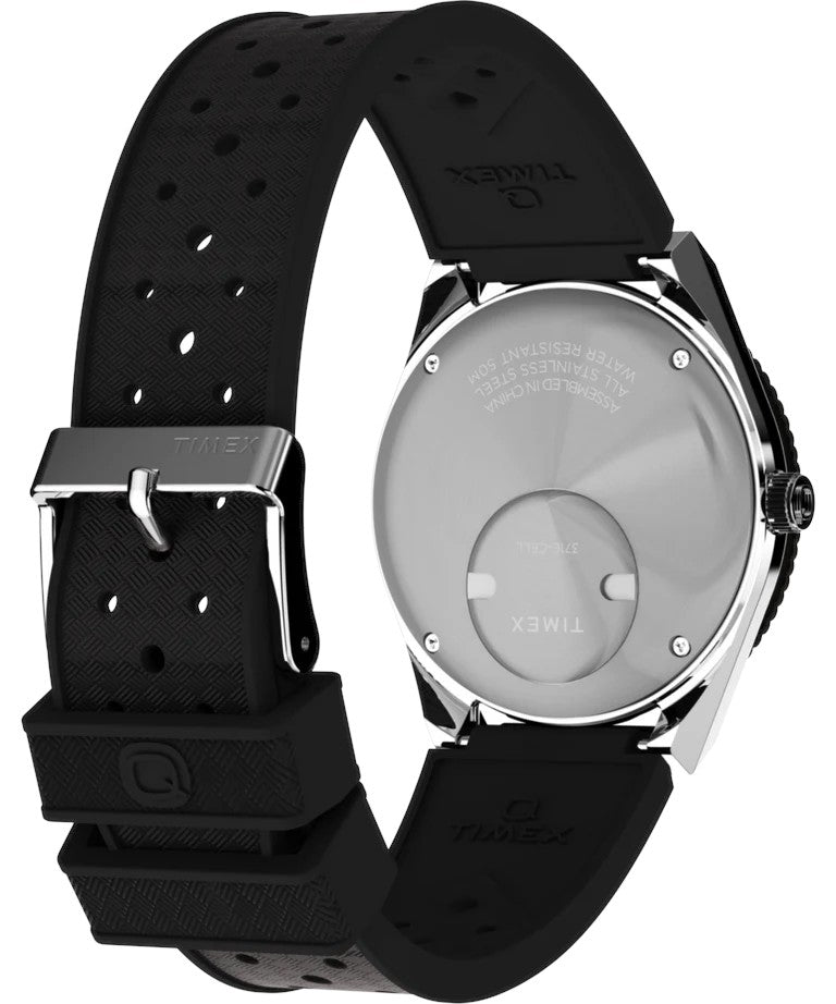 Q TIMEX 38MM SYNTHETIC RUBBER STRAP