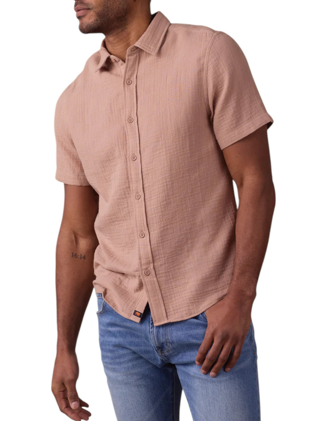 KALO SS BUTTON UP - L.E. & Chalk