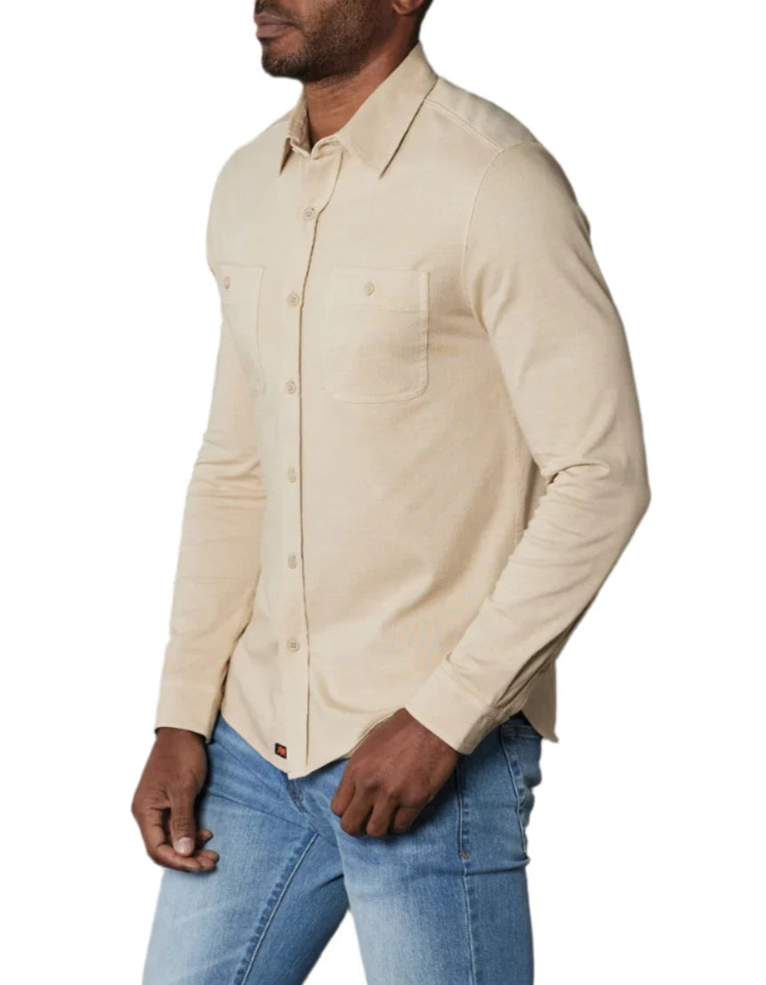 LENNOX JERSEY BUTTON UP