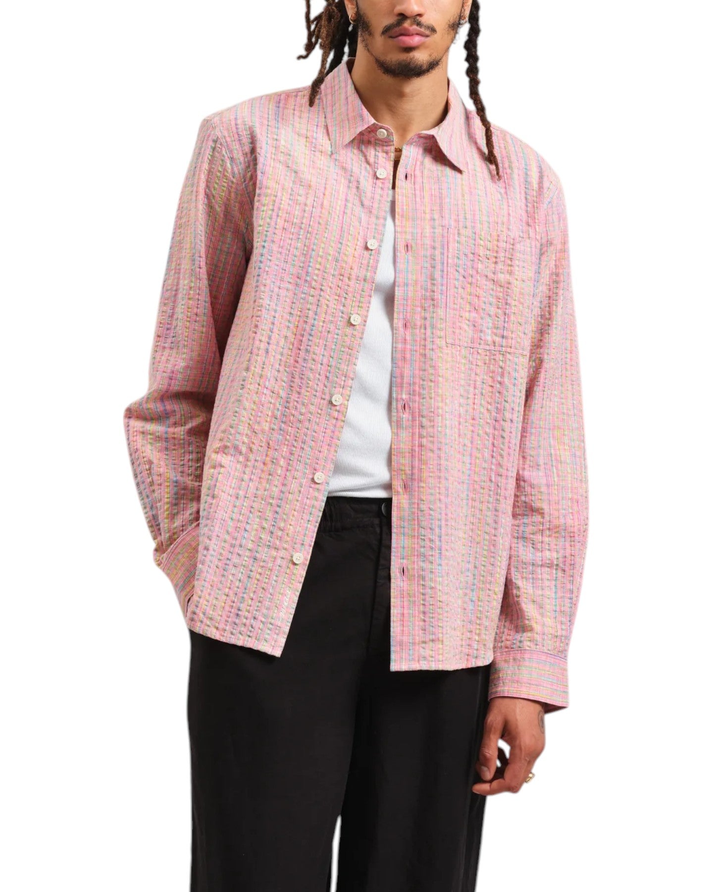 ROVE LS SHIRT SPACE DYE CHECK