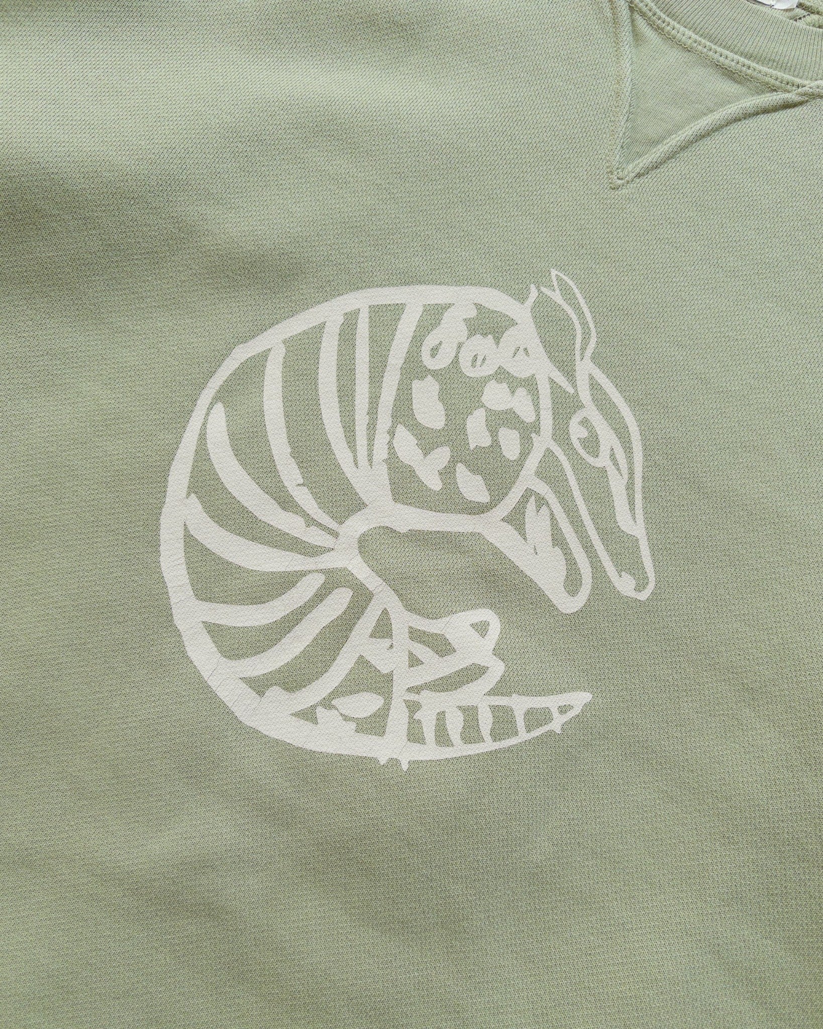 CREWNECK SWEATSHIRT ARMADILLO PRINT