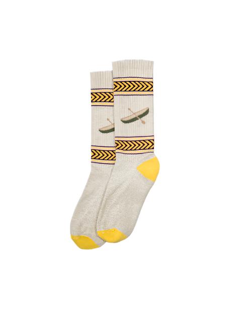 JACQUARD CAMP SOCKS - L.E. & Chalk