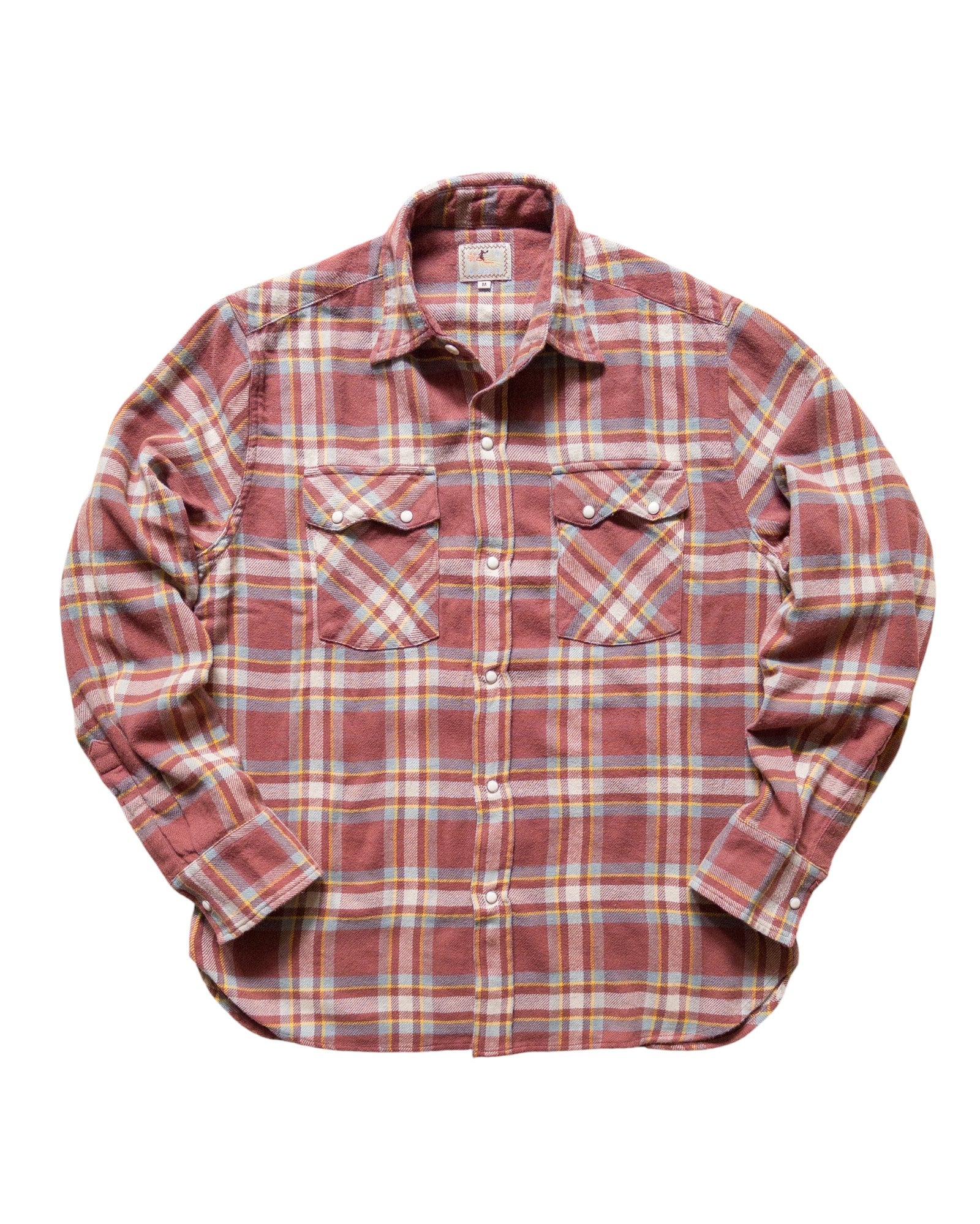 WASHED FLANNEL PEARLSNAP SHIRT