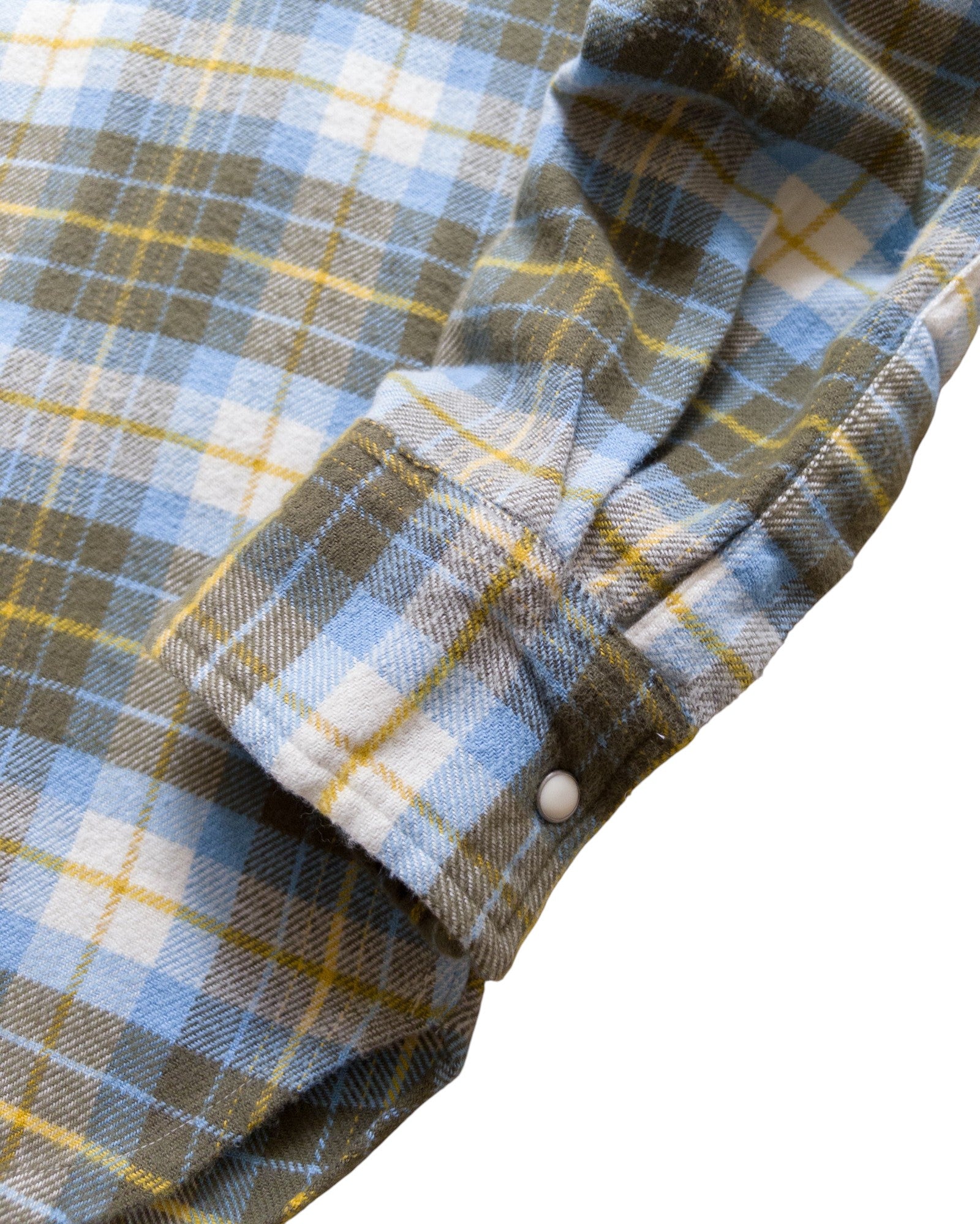 WASHED FLANNEL PEARLSNAP SHIRT