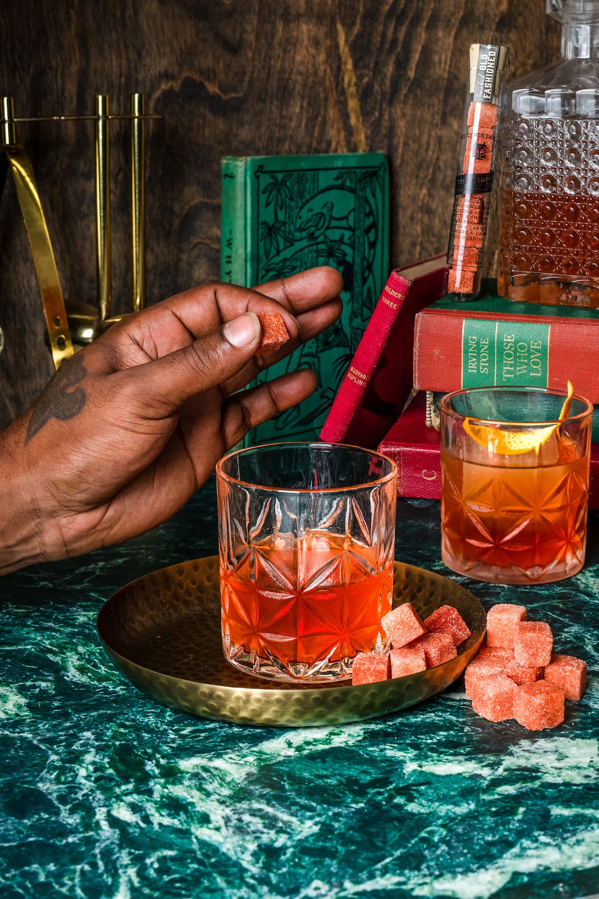 ORANGE PEEL CHAMPAGNE & COCKTAIL CUBES - L.E. & Chalk