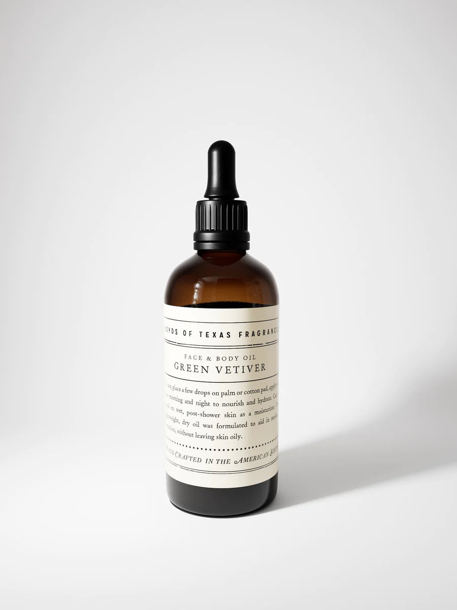 GREEN VETIVER FACE & BODY OIL