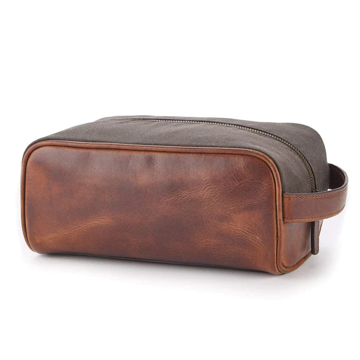 CANVAS DOPP KIT - L.E. & Chalk