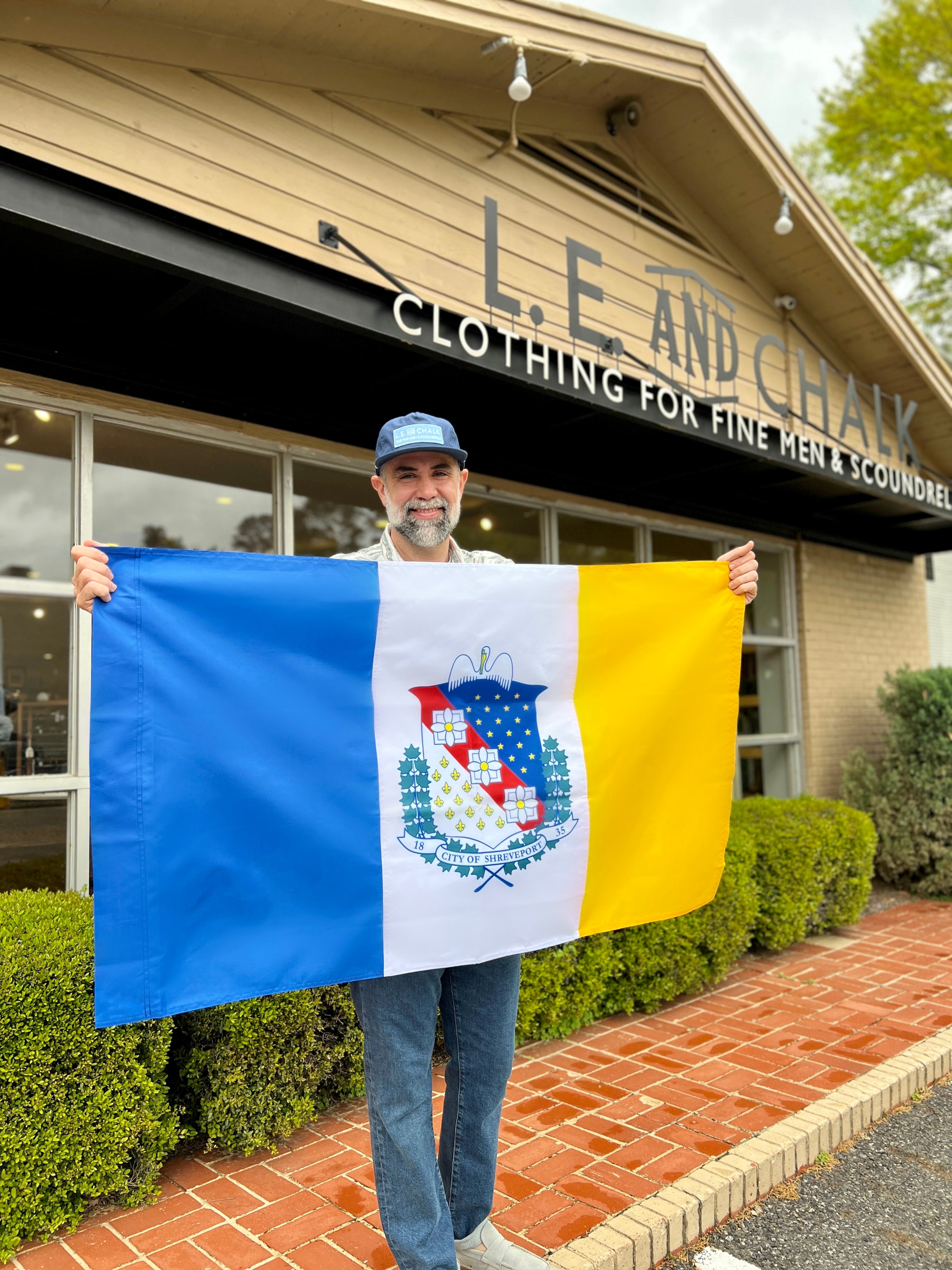 SHREVEPORT FLAG - L.E. & Chalk
