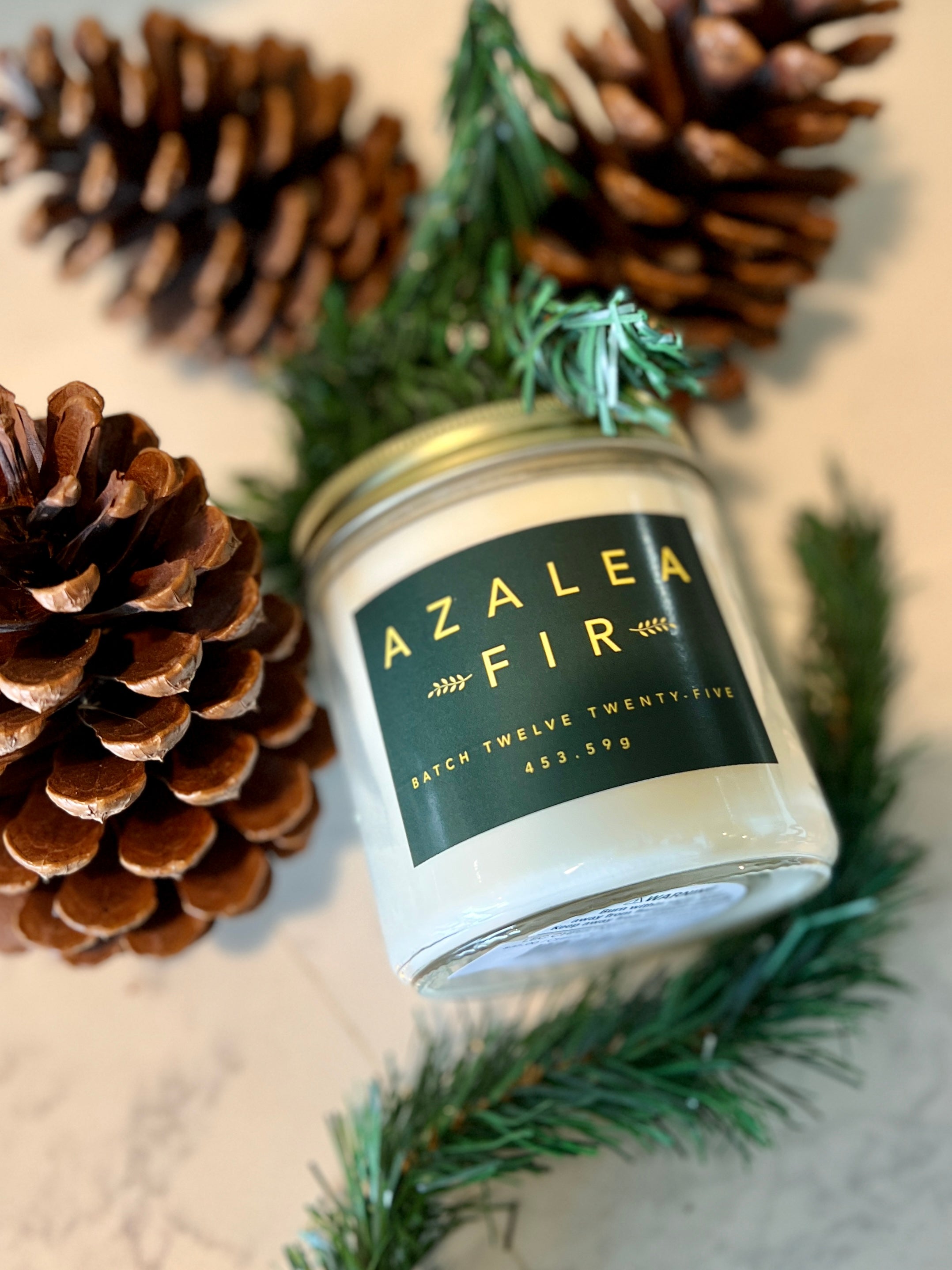 LE&C AZALEA FIR CANDLE