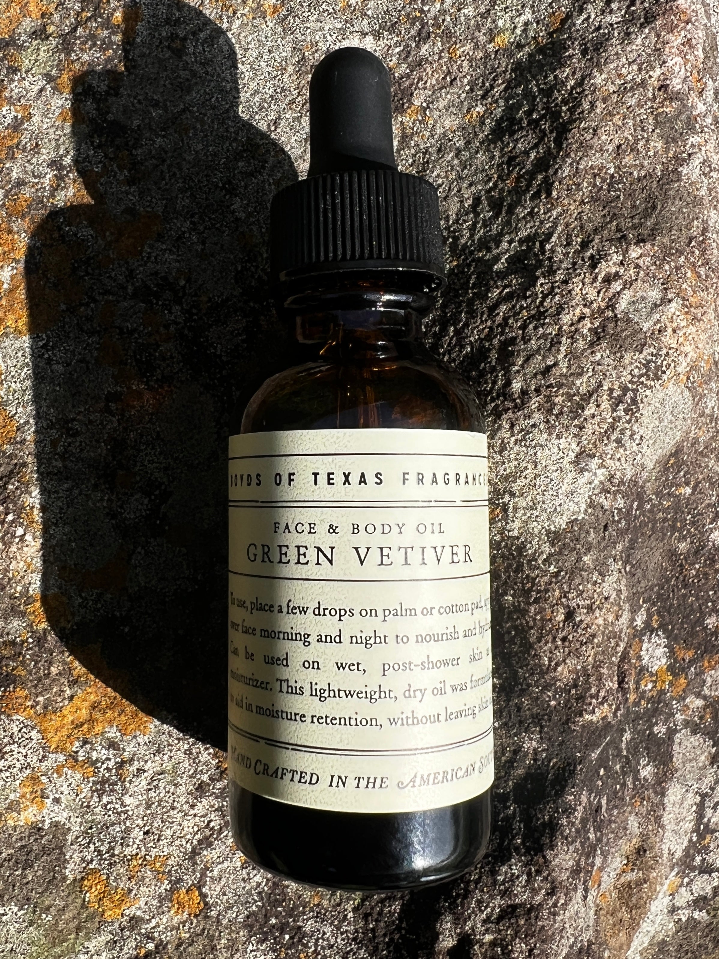 GREEN VETIVER FACE & BODY OIL