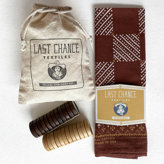 TRAVEL CHECKERS SET