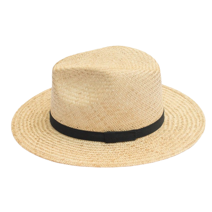 STEVIE PALM STRAW SPECIAL EDITION BLACK - L.E. & Chalk
