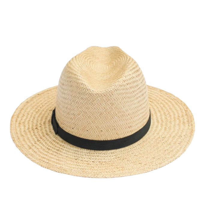 STEVIE PALM STRAW SPECIAL EDITION BLACK - L.E. & Chalk