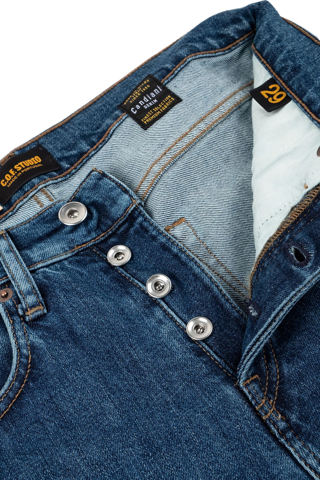 M2 REGULAR COMFORT ORGANIC INDIGO - L.E. & Chalk