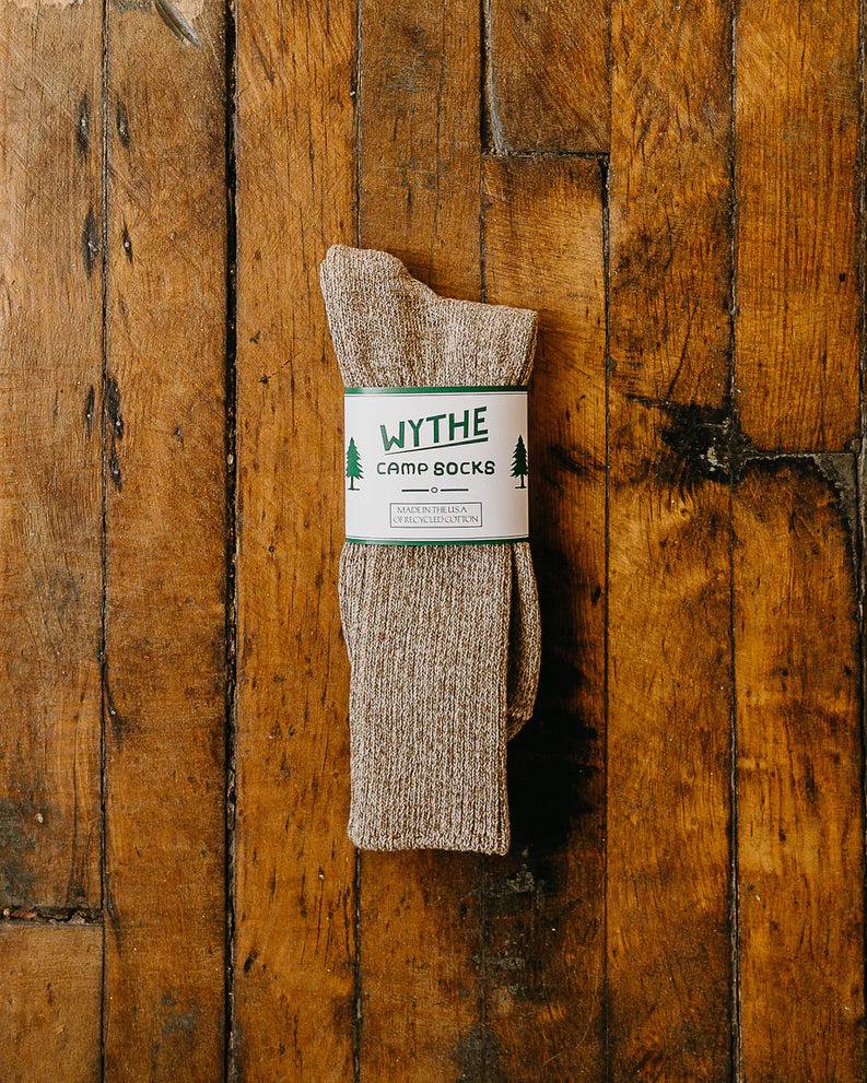 RECYCLED COTTON CAMP SOCKS