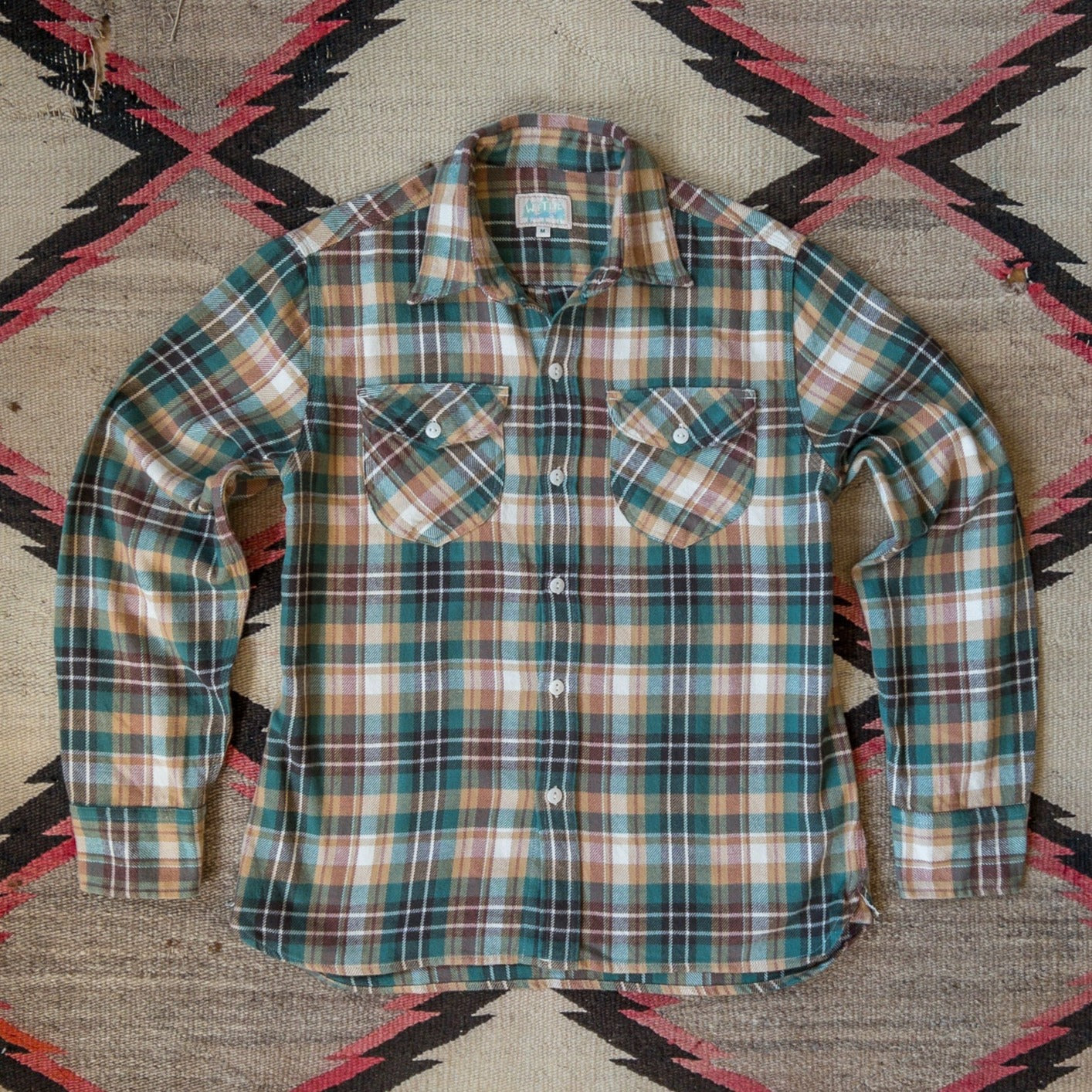 WASHED FLANNEL WORKSHIRT