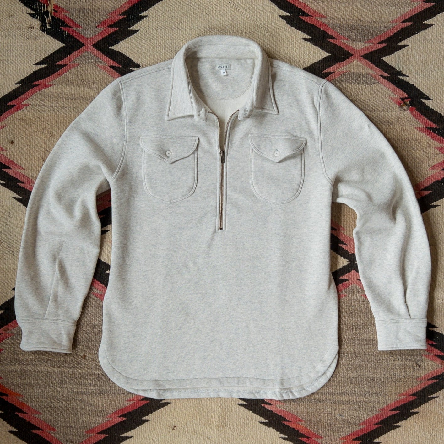HALF ZIP SWEATSHIRT