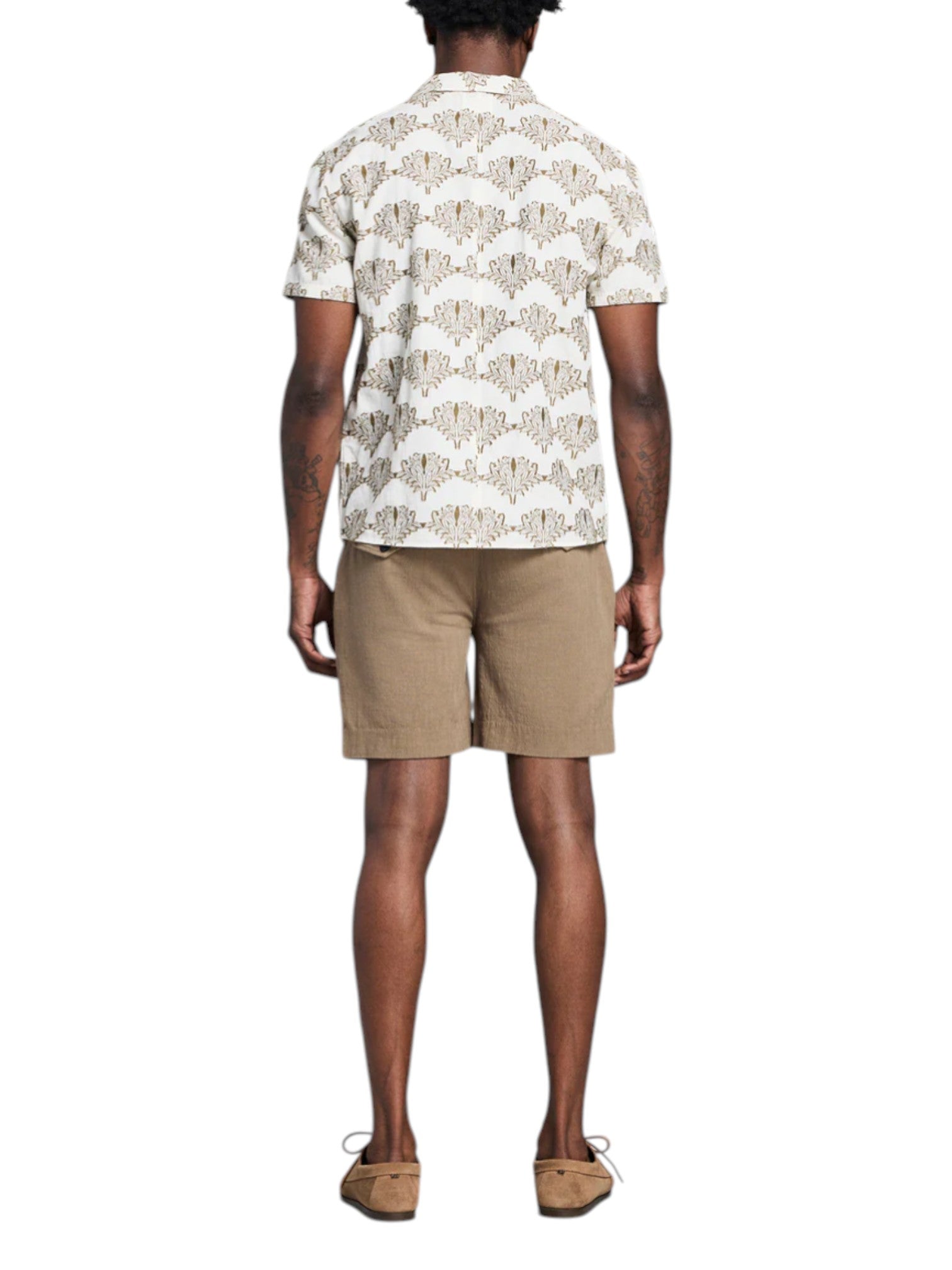 BOTANICAL JACQUARD CAMP SS - L.E. &amp; Chalk