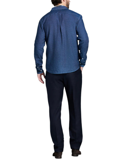 COTTON DOBBY SCOUT SHIRT - L.E. &amp; Chalk