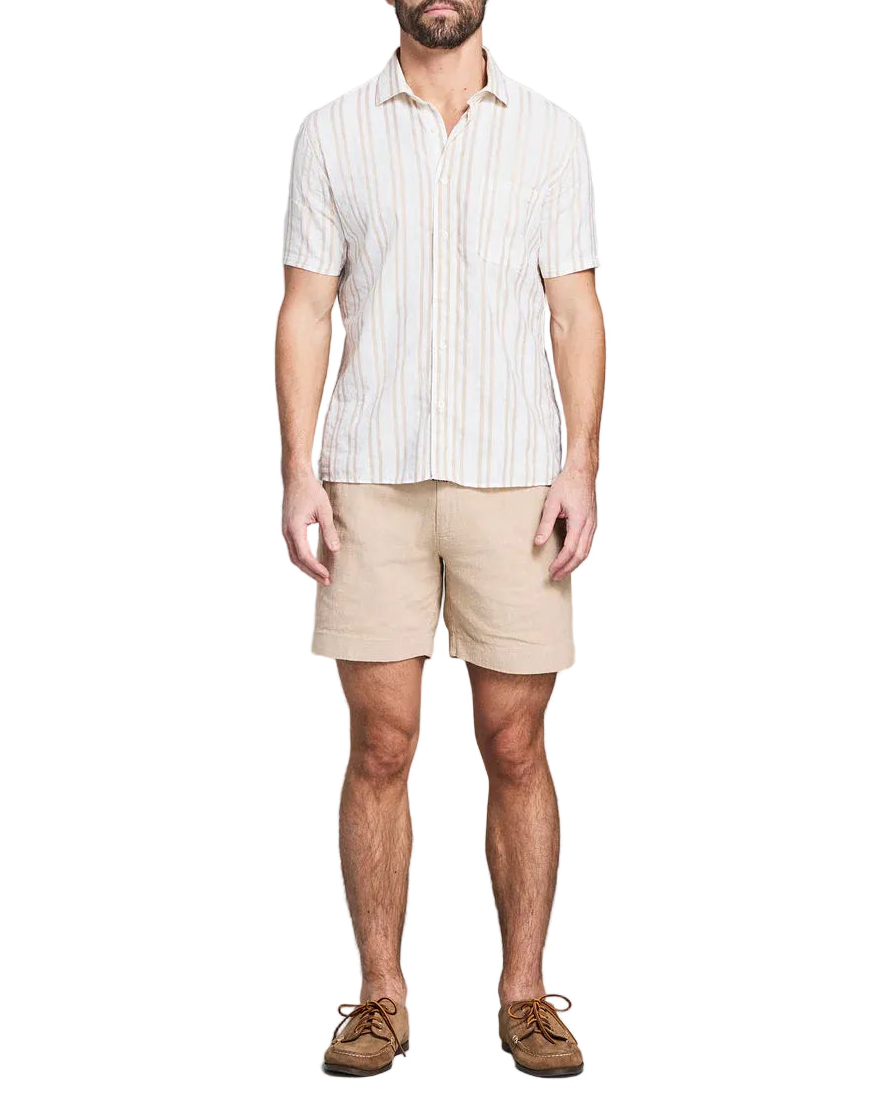 SS TEXTURED DOBBY STRIPE CONTRAST TREME