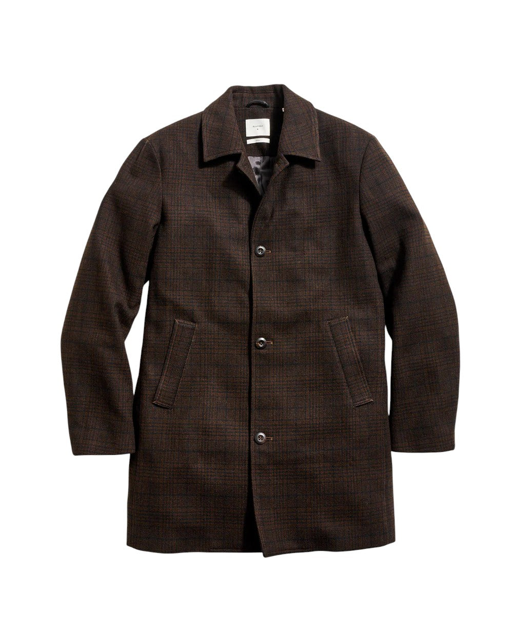 PLAID COOPER OVERCOAT