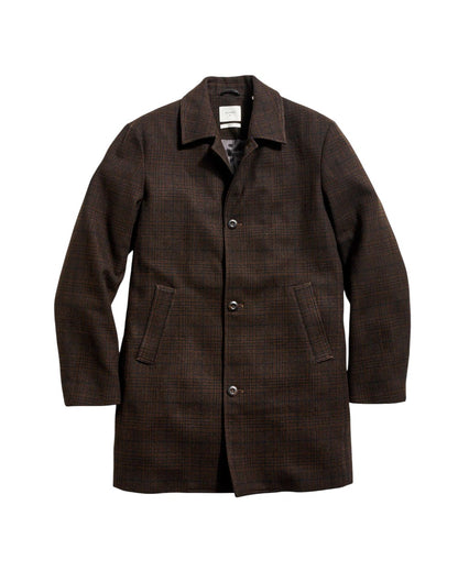 PLAID COOPER OVERCOAT