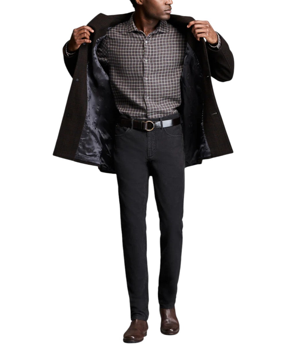 PLAID COOPER OVERCOAT