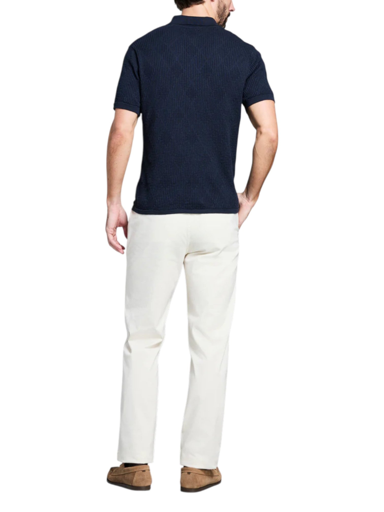 DIAMOND SWEATER POLO - L.E. &amp; Chalk