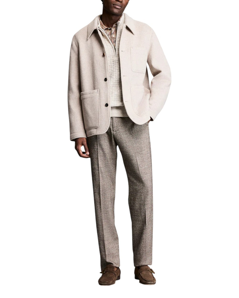 FELTED WOOL CHORE COAT