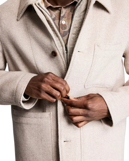 FELTED WOOL CHORE COAT