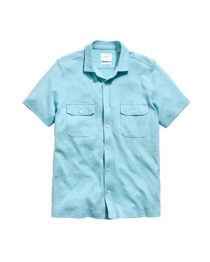 SS HEMP COTTON KNIT SHIRT - L.E. &amp; Chalk