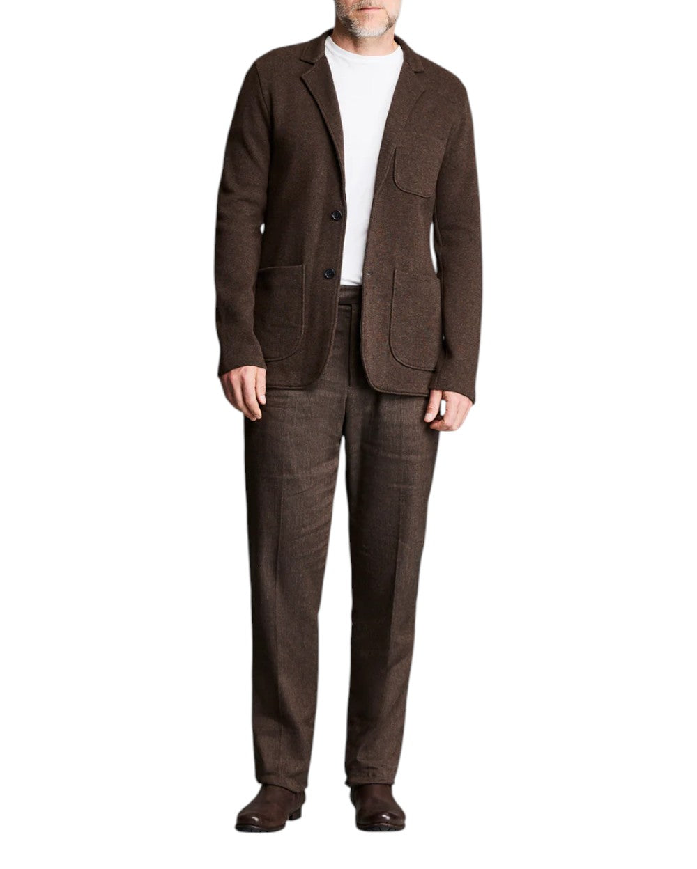 HEATHERED KNIT SPORT COAT
