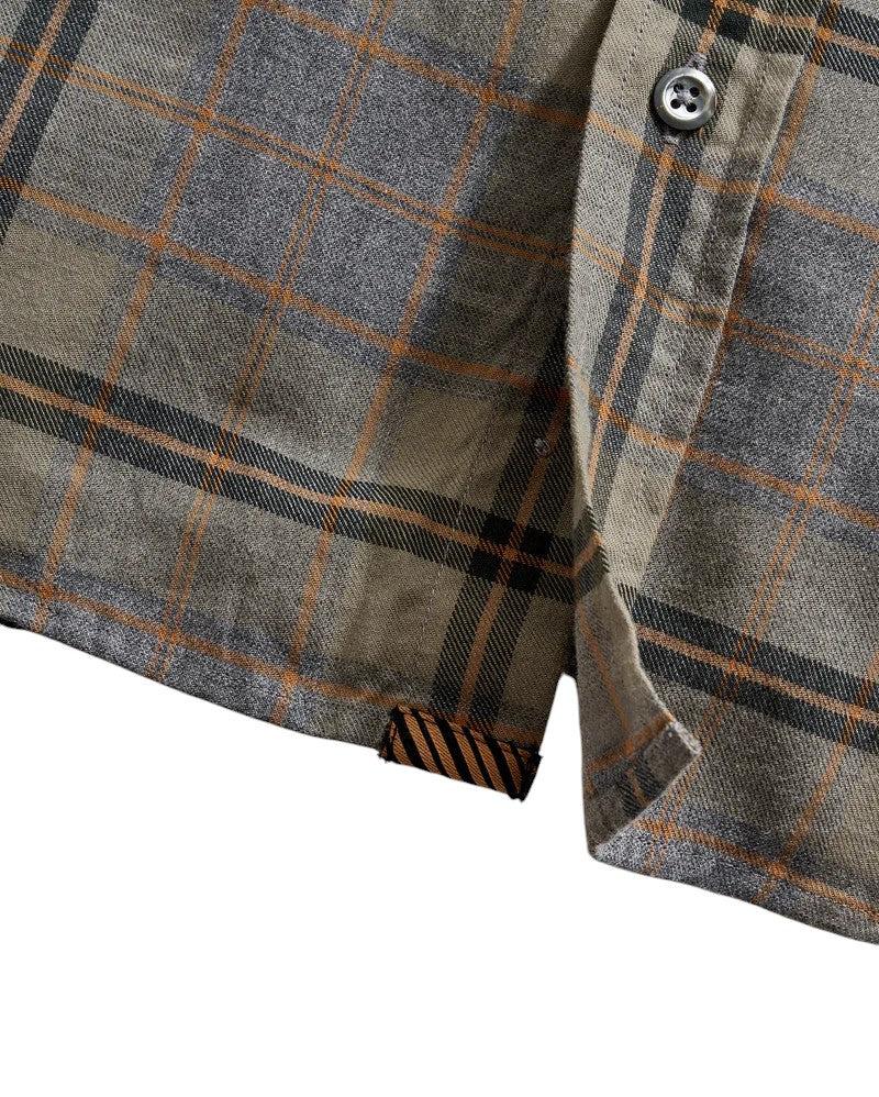 MELANGE LARGE SCALE PLAID CYPRESS SHIRT