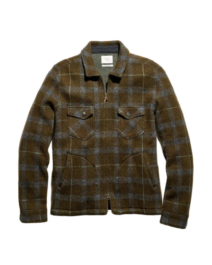 NUMAJIRI PLAID KNIT JACKET