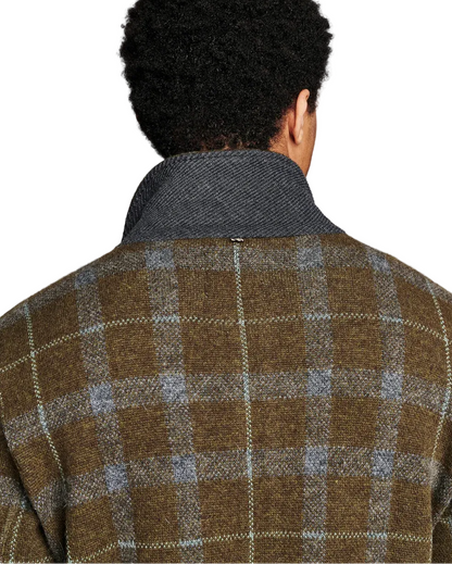 NUMAJIRI PLAID KNIT JACKET