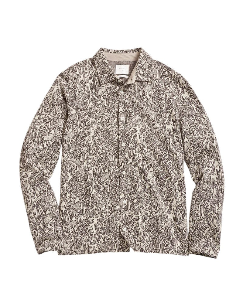 LONG SLEEVE PELICAN JACQUARD SHIRT