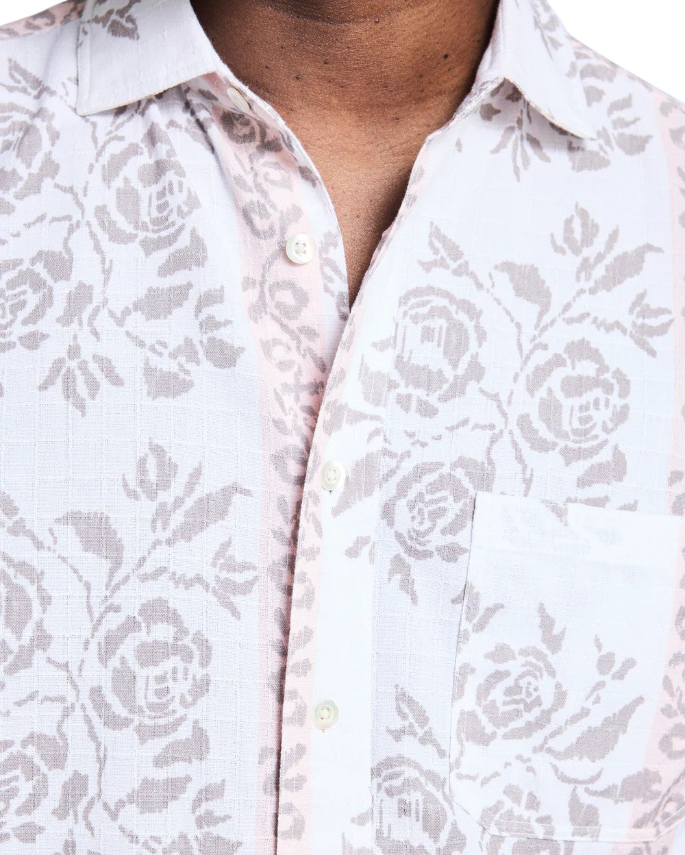 SS TEXTURAL TROPICAL ROSES TREME SHIRT