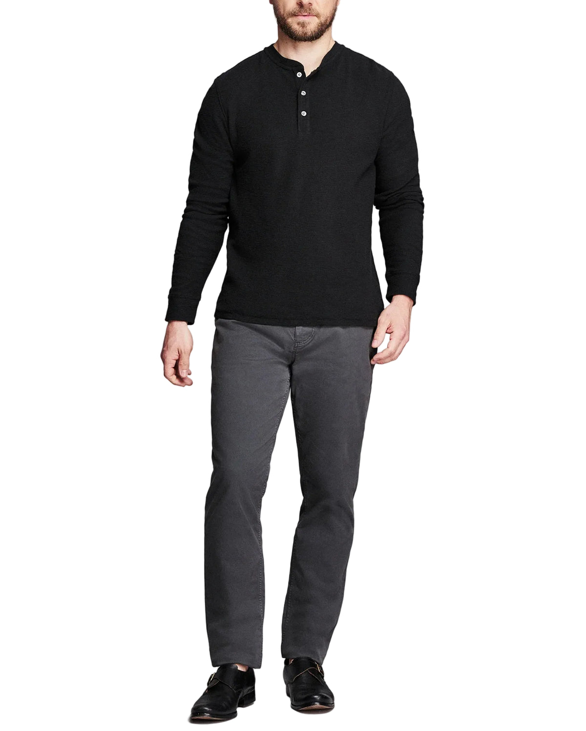 SLUB TUCK HENLEY