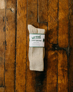 RECYCLED COTTON CAMP SOCKS
