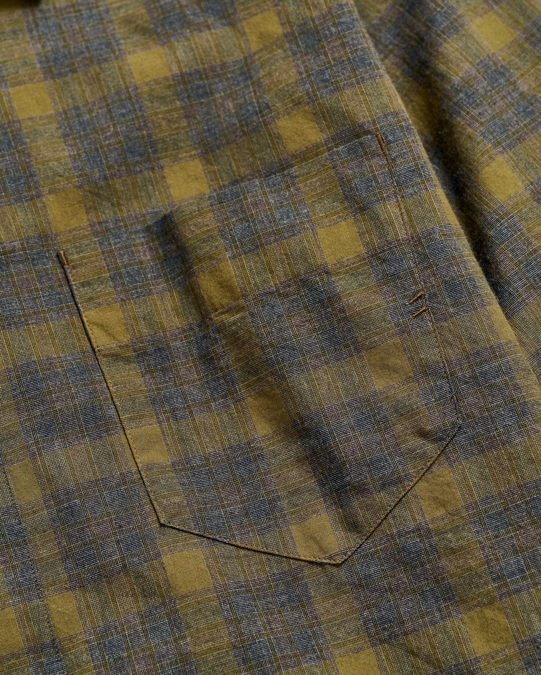 MELANGE SHADOW PLAID TUSCUMBIA SHIRT