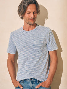 SS INDIGO POCKET TEE