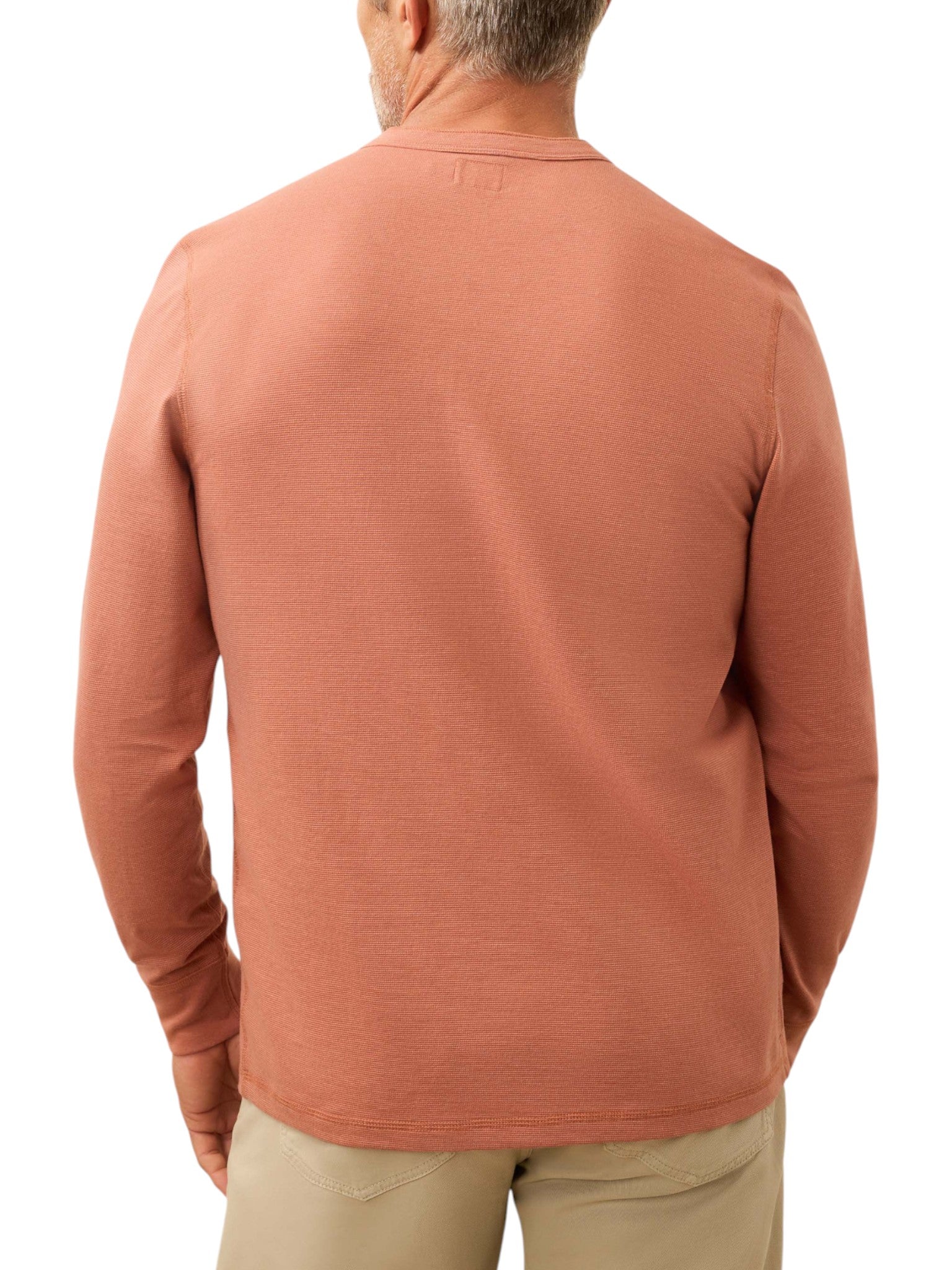 LONG SLEEVE WAFFLE HENLEY