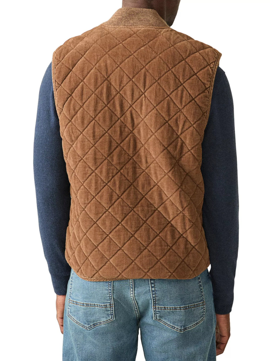 DGF REVERSIBLE CORDUROY VEST